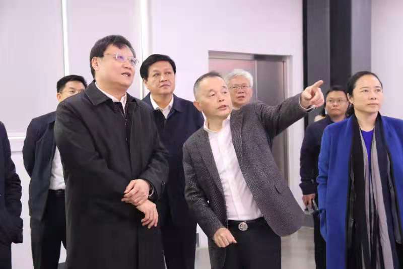湖南省委常委、省國資委書記等赴邵陽調(diào)研國資國企工作方案考察團來我公司調(diào)研